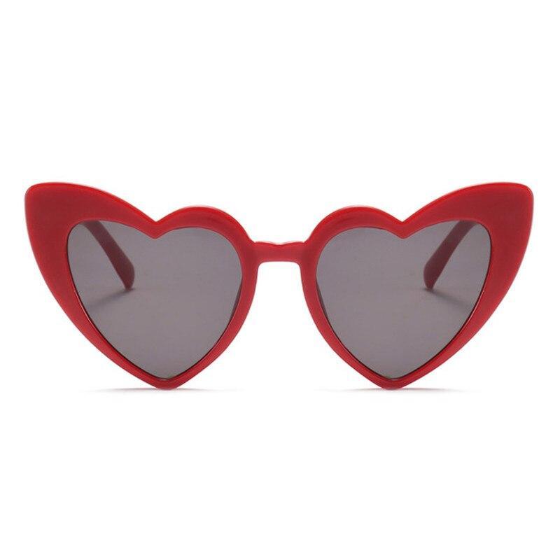 Elegant Retro  Love Heart Sunglasses Women Big Frame Personality Sunglasses Fashion Cute Retro Cat Eye Vintage Sunglasses  For Women and Girl - SJB-DIAMOND ELITES