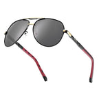 Retro Vintage Elegant Luxury Business High Quality Men  Polarized Aviation Pilot Retro Classic Sunglasses With UV400 Protection - SJB-DIAMOND ELITES