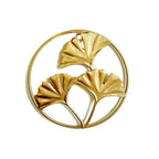 Ginkgo Leaf Metal Wall Decor Pendants Wrought Iron Wall Hanging Ornament Retro Nordic Room Decor Home Decoration Accessories Pi-Mart