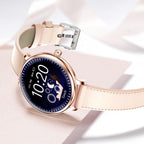 Luxury Modern Stylish Women Smart Watch With Round Screen Smartwatch For Girl Woman and Ladies With Heart Rate Monitor Compatible For Android and IOS Sistems - SJB-DIAMOND ELITES