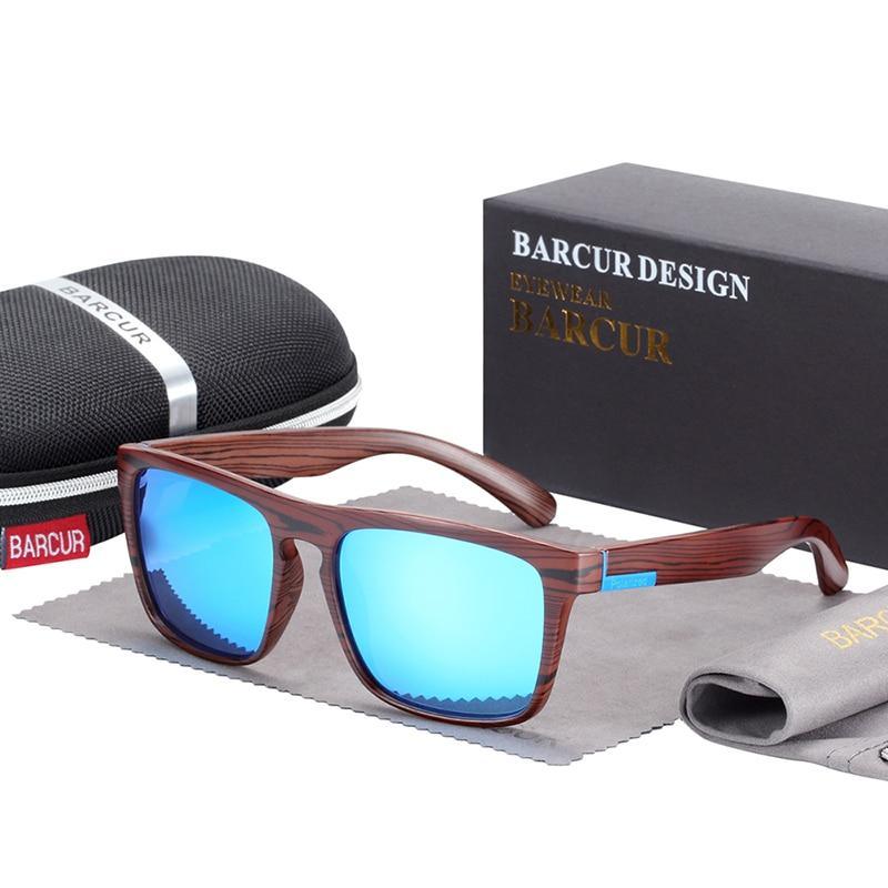 Luxury Polarized Imitation Wood Sunglasses for Men and Women  Retro Sunglasses Fashion Retro Style  Oculos de sol - SJB-DIAMOND ELITES