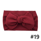 Baby Girls Headband Big Bow Hair Band Kids Adjustable Head Wrap Turban Infant Hair Accessories