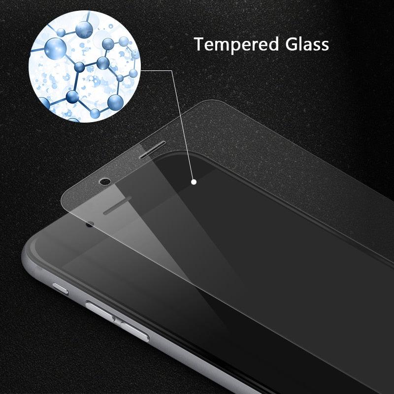 3Pcs For iPhone 7 8 6 s 6s Plus Protective Glass For Screen Protector Film Glass Armor Tempered-Glass Compatible for iPhone Screen Protector for iPhone Stevvex