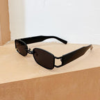 Popular Fashion Small Rectangle Women Luxury Sunglasses Brand Designer Vintage Punk Men Sunglasses Style With Shades UV400 Protection Stevvex