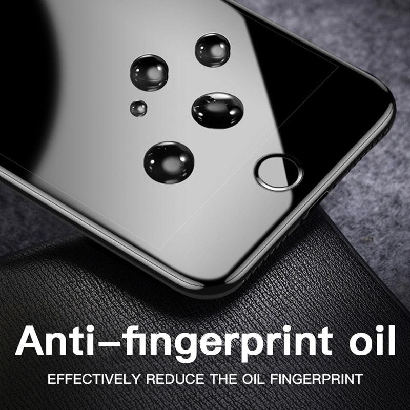 Curved Edge Tempered Glass For iPhone 12 11 Pro Xr X Xs Max Screen Protector For iPhone 6 6s 7 8 Plus SE 2020 Protective Film  Real Premium Tempered Glass Film Screen Protector for Iphone Stevvex