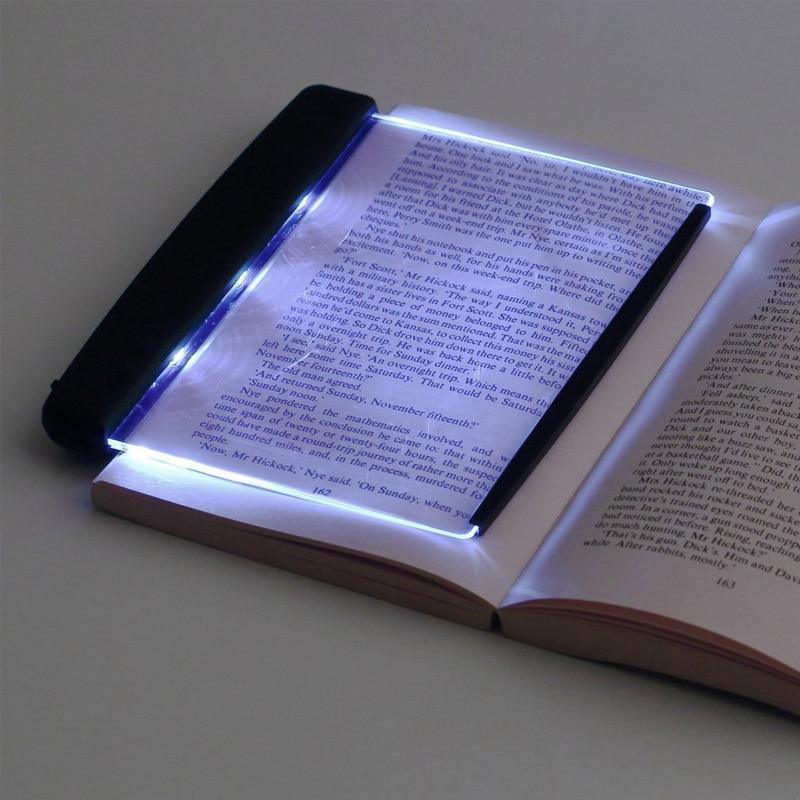 Modern Flat Plate LED Book Light Reading Night Light Portable Travel Led Desk Lamp Eye Protect for Reading books - SJB-DIAMOND ELITES