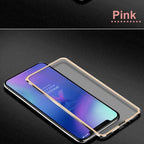 10D Curved Edge Aluminum Alloy Tempered Glass for iPhone X XS MAX 11 12 Pro Max mini 6 6S 7 8 Plus Full Cover Screen Protector  Titanium Alloy Metal Edge Full Coverage Front Tempered Glass Screen Protector for iPhone Stevvex