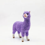 Home Decor Resin Crafts Creative Simulation Alpaca Statue Resin Decoration Home Garden Shopping Mall  Animal Ornament Sculpture