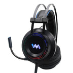 Modern Gaming Headset with Mic LED Light Deep Bass Game Stereo Earphones Headphones for PC PS4 (Black) - SJB-DIAMOND ELITES