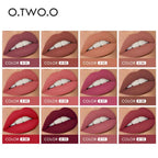 O.TWO.O 12 Colors Makeup Lipstick Lip Gloss Sexy Red Lip Stick Waterproof Moisture Lips Cosmetics Matte Lipsticks Lootquake LLC