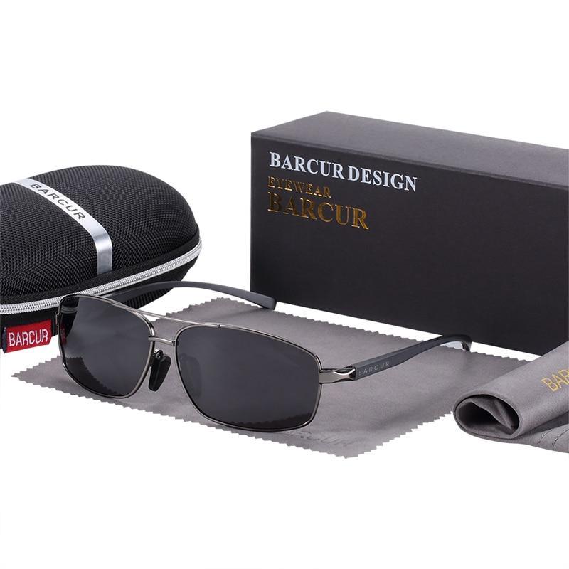 Luxury Elegent Rectangle Polarized Sunglasses Photochromic Driving Glasses For Men and Boys With UV400 Protection - SJB-DIAMOND ELITES