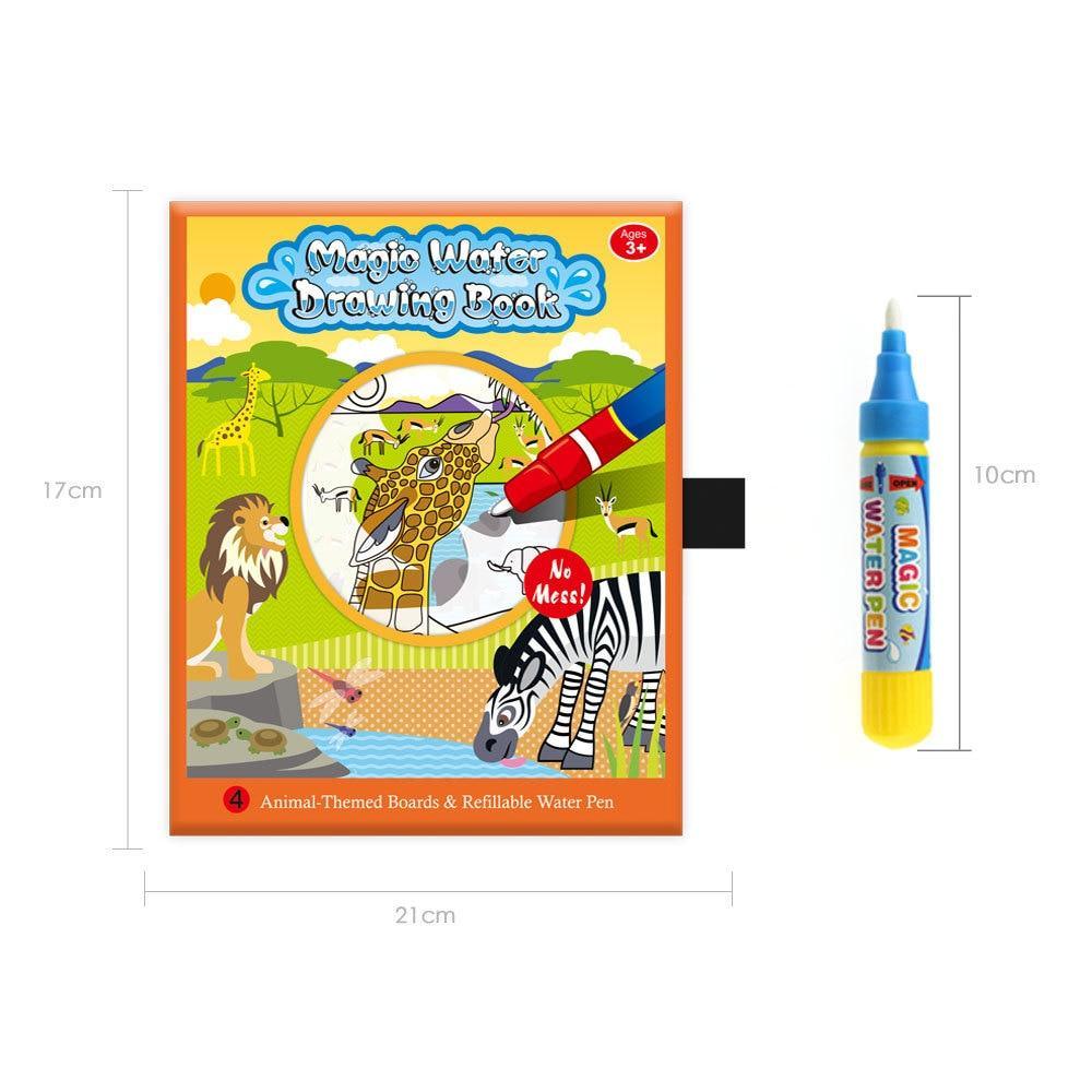 Magic Water Drawing Books Coloring Books Doodle & Magic Pen Painting Drawing Board Children  Painting Toys Birthday Gifts - SJB-DIAMOND ELITES