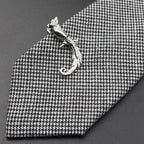 Unique Stainless Tie Clips Guitar Lizard Shaped Tie Clips Tie Clip Classic Tie Bar Clip Regular Trendy Durable Metallic Necktie Clips Wedding Business Ties Necktie Clips Pin For Mens Ideal Gift Stevvex