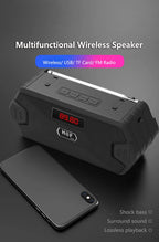 Portable Wireless Speaker Bluetooth-compatible Outdoor USB Speakers With FM Radio Receiver AUX TF MP3 Loudspeaker For Phone PC Lootquake LLC