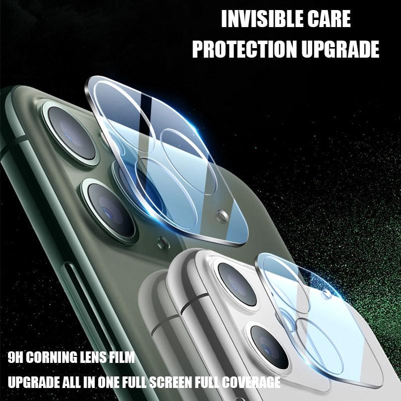 3PCS Camera Lens Screen Protector for iPhone 11 12 Pro Max 13 Mini Camera Glass for iPhone XR XS X 7 8 Plus 6 6S SE 2020 Glass  Lens Scratch Resistant Tempered Glass Stevvex