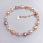 New Handmade Imitation Pearls Gold Metal Link Chain Bracelets for Women Girl Summer Party Luxury Jewelry Gift - SJB-DIAMOND ELITES