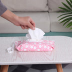 NEW Portable EVA Baby Wet Wipe Holder Case Reusable Refillable Wet Wipe Bag Tissue Box Snap-Strap Cosmetic Pouch Home Storage Lootquake LLC