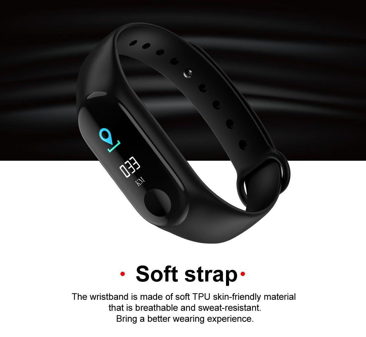 Smart Fitness Waterproof Sports  Watches  For IOS and Android Sistems  Smartwatch With Heart Rate Monitor and Blood Pressure With Several Functions For Men Women and Kids - SJB-DIAMOND ELITES