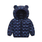 Modern Winter Baby Girls Jackets For Kids Warm Hooded Outerwear Baby Boy Jacket / Coat For Boy and Girls