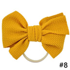 Headband Bow Girl Headbands Nylon Elastic Hair Accessories Photography Props For Baby Girls In Elegant Design