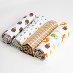 Baby Blanket Set 100% Cotton Flannel Baby Swaddles Soft Newborns Blankets Baby Blankets Baby Swaddle Wrap