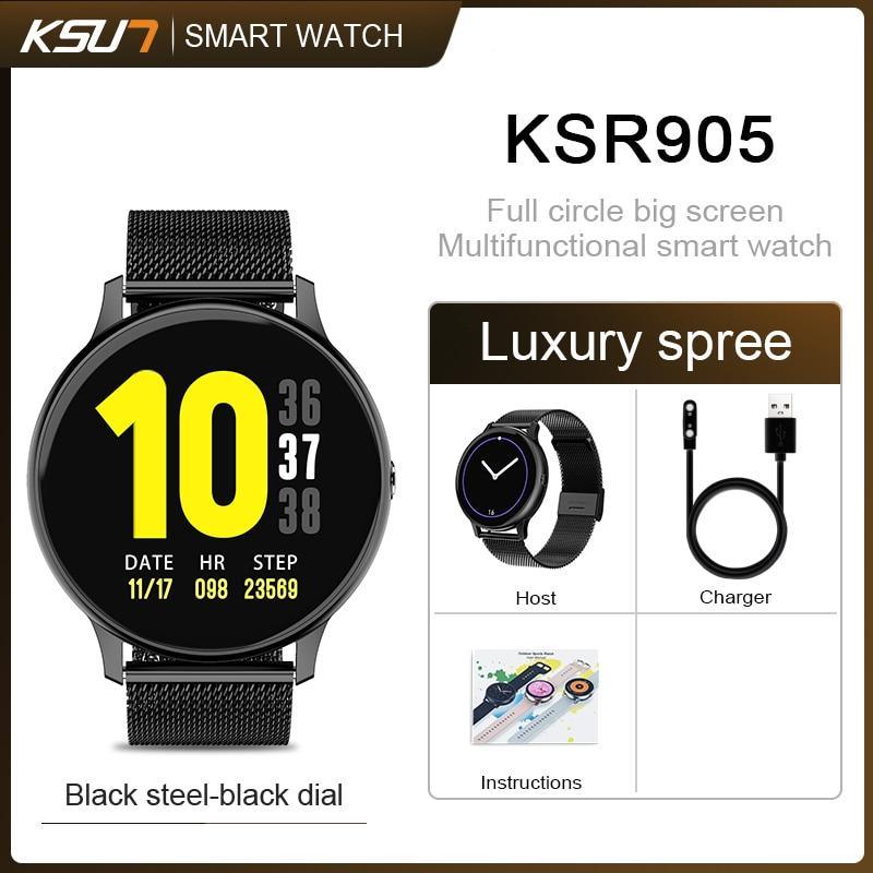NEW Luxury Elegant Woman Bluetooth Android/ios Waterproof GPS Smart Watch With Touch Screen Sport Health Multifunctional Smart Watch - SJB-DIAMOND ELITES