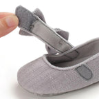 Baby Girls First Walkers Bow Knot Solid Soft Shoe Footwear For Baby Girl Breathable Shoes