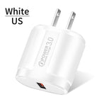 Quick Charge QC 3.0 USB Charger Universal Mobile Phone Charger Wall Fast Charging Adapter