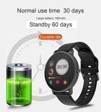 New Fashion Fitness Smart Sports Waterproof Watch For iOS/Android Sistems Smartwatch For Men and Women With Heart Rate Blood Pressure Tracker Modern Design - SJB-DIAMOND ELITES