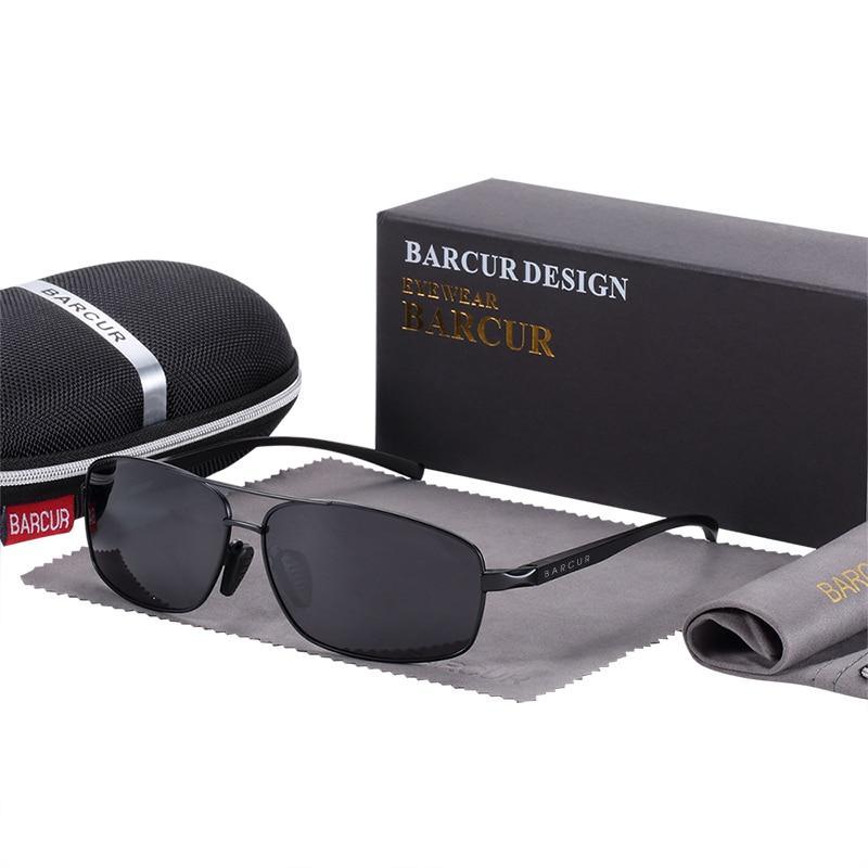 Luxury Elegent Rectangle Polarized Sunglasses Photochromic Driving Glasses For Men and Boys With UV400 Protection - SJB-DIAMOND ELITES