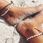 Luxury Bohemian Star Shell Ankle Bracelet Foot Jewelry Brecelet Simple Shell Anklets for Women Summer Style - SJB-DIAMOND ELITES