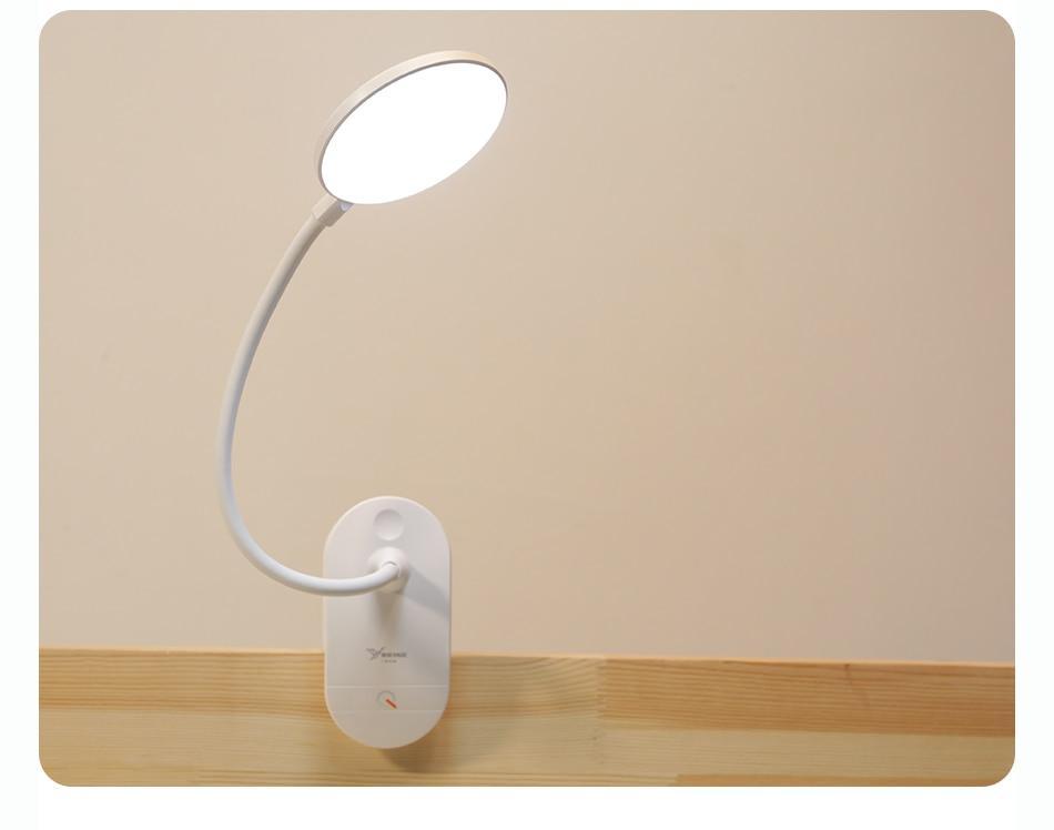 STEVVEX Clip Wireless Table Lamp For Study With 3 Modes Touch Rechargeable LED Reading Desk Lamp USB Table Light Flexo Lamps Table Reading Lamp with Clip for Desk and  Bed - SJB-DIAMOND ELITES