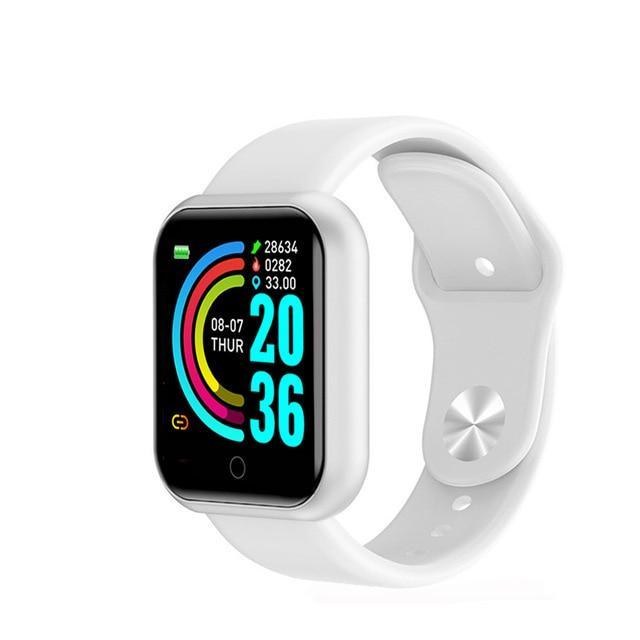 Bluetooth Smart Watches Men Waterproof Sport Fitness Tracker Smart Bracelet Blood Pressure Heart Rate Monitor Y68 Smartwatch For Men's and Boys - SJB-DIAMOND ELITES