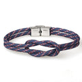New Elegant Fashion Multi-Layer Concentric Modern Knot Rope Men Anchor Luxury Bracelet Charm Fine Bracelets For Women Fold Over Clasp Navy Style Jewelry - SJB-DIAMOND ELITES