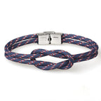 New Elegant Fashion Multi-Layer Concentric Modern Knot Rope Men Anchor Luxury Bracelet Charm Fine Bracelets For Women Fold Over Clasp Navy Style Jewelry - SJB-DIAMOND ELITES