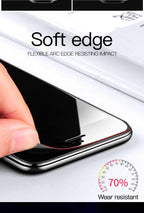 Curved Edge Tempered Glass For iPhone 12 11 Pro Xr X Xs Max Screen Protector For iPhone 6 6s 7 8 Plus SE 2020 Protective Film  Real Premium Tempered Glass Film Screen Protector for Iphone Stevvex