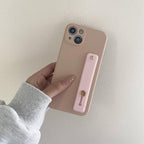 Cute Wrist Strap Soft Silicone Slim Protective Case with Strap Cover Square Silicone Phone Case For iPhone 11 13 12 Pro XR XS Max X 6 6s 7 8 Plus SE2 Candy Colors Soft Back Cover Stevvex