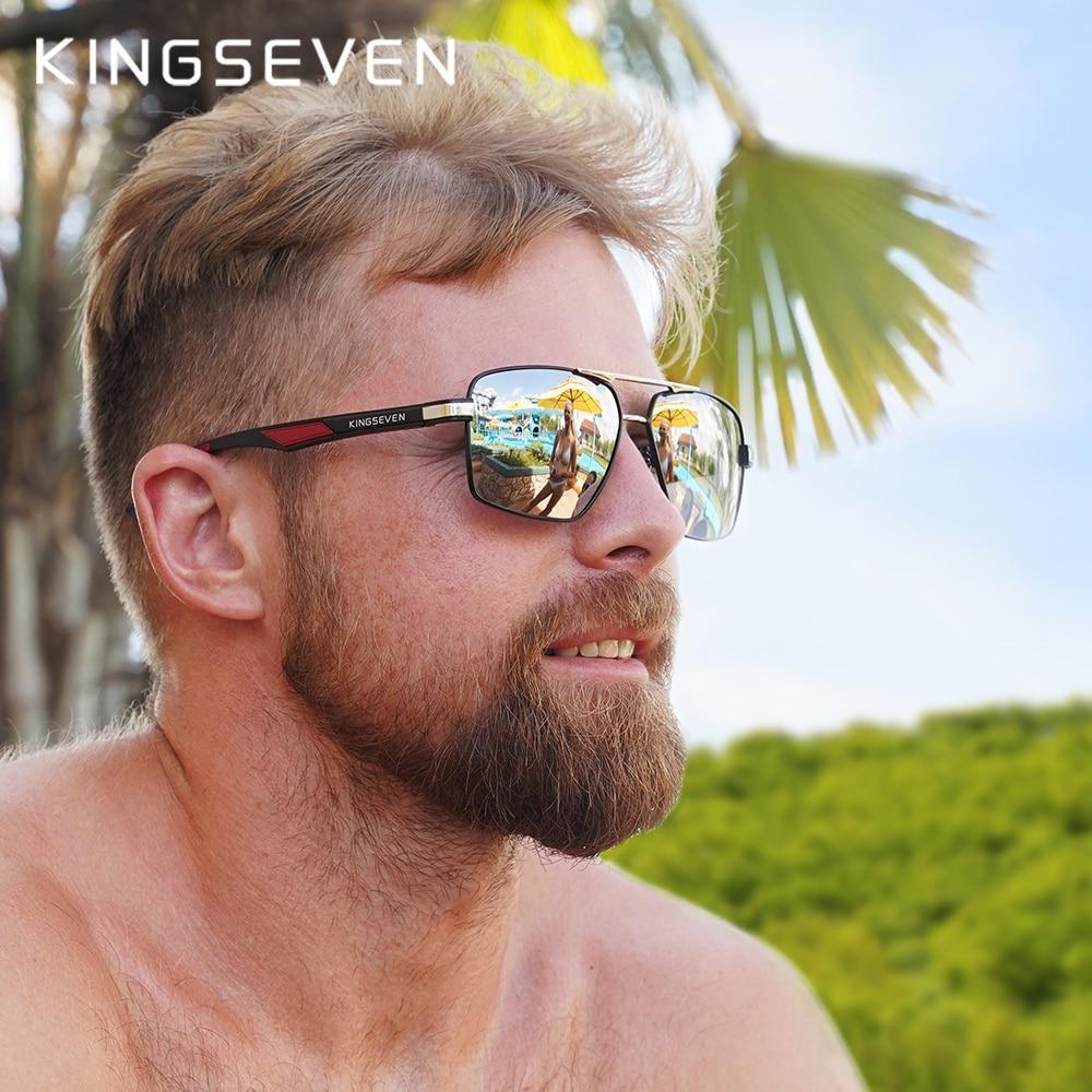 Luxury High Quality Modern  Aluminum Men's Sunglasses Polarized Lens Brand Design Temples Sun glasses  Mirror Glasses Oculos de sol With UV400 Protection - SJB-DIAMOND ELITES