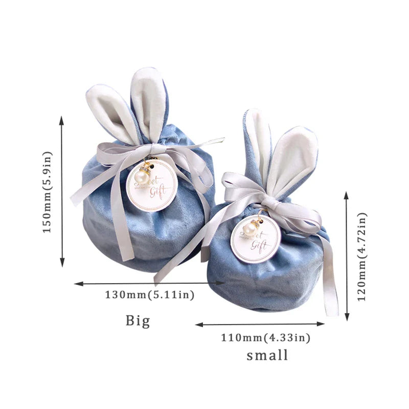 Cloth Easter Bags Cute Bunny Gift Packing Bags Wholesale Rabbit Chocolate Candy Bags Wedding Birthday Party Decoration 2025 New Lootquake LLC