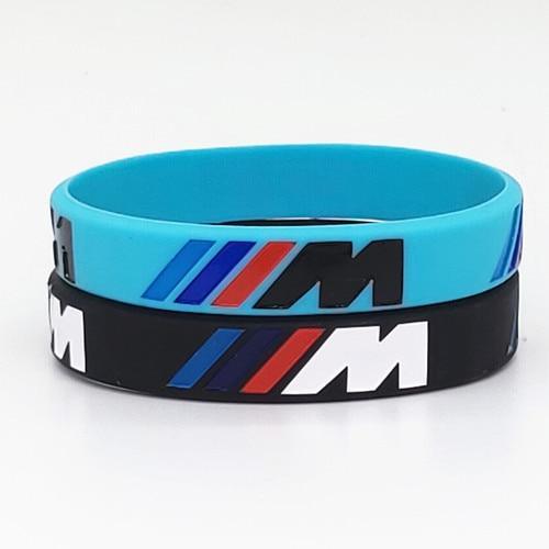 Hologram Bracelet ///M Sport M Power Black White Silicone Wristband Bangle for Auto Club Fans M3 M5 M6 3/5/7 Series - SJB-DIAMOND ELITES