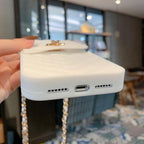 Luxury Wallet Bag Phone Case For iPhone 14 13 12 MINI 11 Pro XR XS Max 6 7 8 Plus Silicone Card Pocket Strap Cover With Lanyard Crossbody Chain Card Holder Slot Handbag Wrist Strap Protective Cover Stevvex