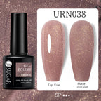 UR SUGAR 7.5ml Nude Glitter Color Gel Nail Polish Winter Warm Color Series Semi-permanent Varnish Professionals Manicure