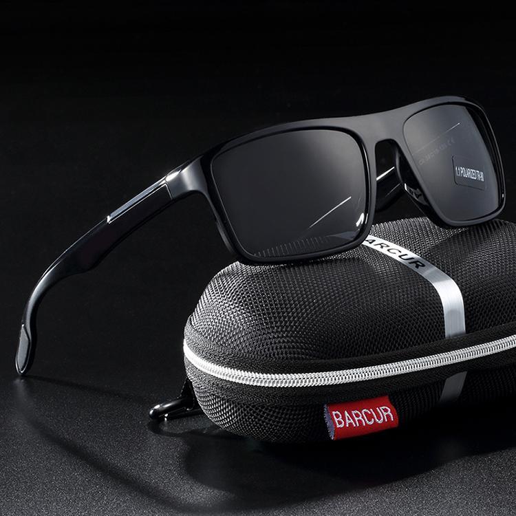 Modern Sport High Quality Polarized Sunglasses Men Ultralight Vintage Sunglasses for Women Square Eyewear oculos lunette de soleil femme - SJB-DIAMOND ELITES