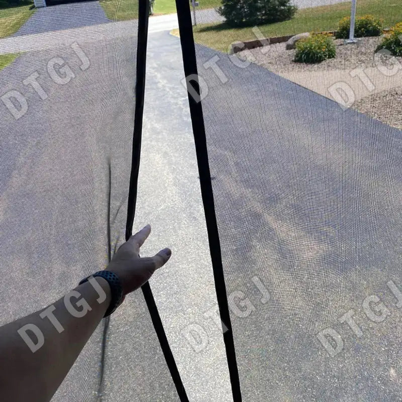 Large Size Magnetic Garage Door Curtain Custom Size Mosquito Net Anti Fly Insect Screen Used in Pavilions Balconies Outdoor Tent
