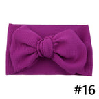 Baby Girls Headband Big Bow Hair Band Kids Adjustable Head Wrap Turban Infant Hair Accessories
