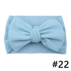 Baby Girls Headband Big Bow Hair Band Kids Adjustable Head Wrap Turban Infant Hair Accessories