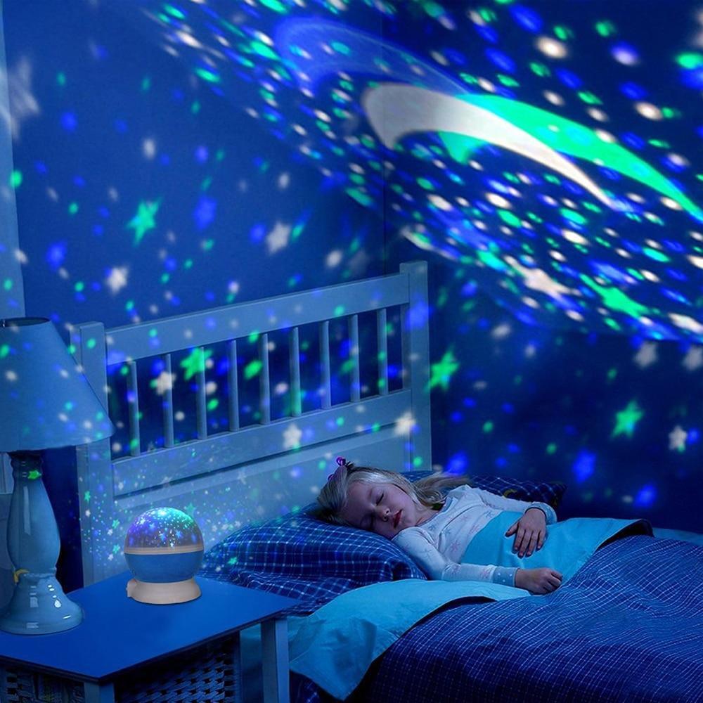 LED starry Night Light Projector Lamp For Baby And Children Sleep Room Interesting Light Shot Modern Lamp - SJB-DIAMOND ELITES