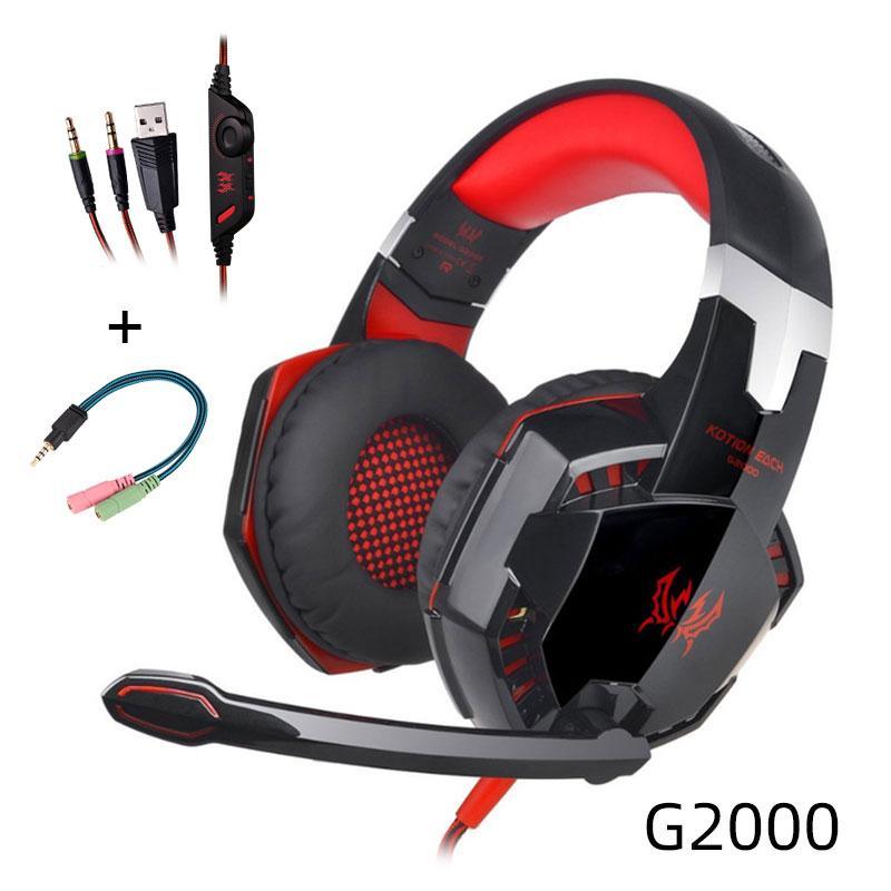 Modern Luxury Gaming STEVVEX Headset over-ear Game Earphones Wired gaming headset microphone Deep bass stereo headphones for PC and GAming - SJB-DIAMOND ELITES