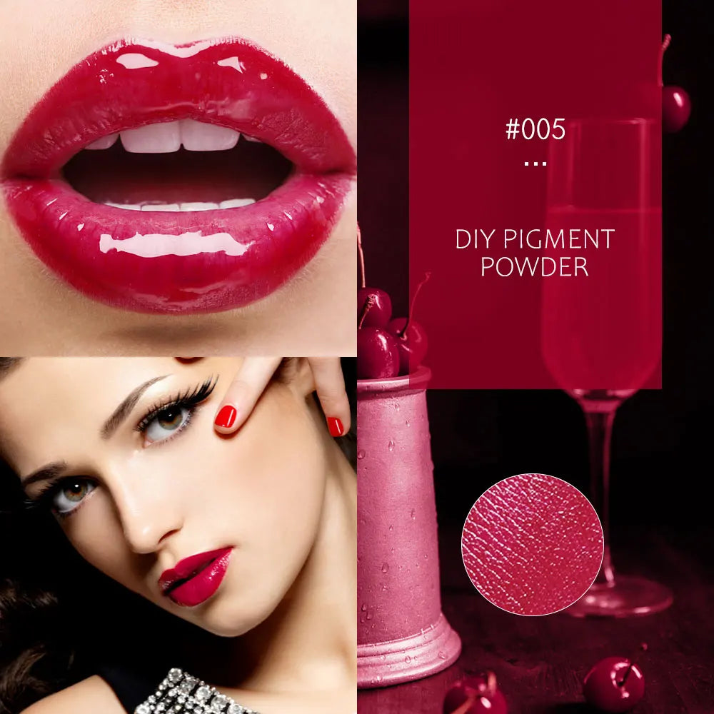 32 Colors Makeup Lip Stick Powder Long Lasting Lip Gloss Cosmetic Pigment DIY Lip Gloss Powder Material Lip Glaze Pigment Lootquake LLC
