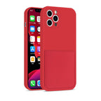 Simple Wallet Case For iphone Silicone Case For iphone 13 12 11 Pro Max Mini With Card Holder Cover Classic Silicone Full Protection Anti-Scratch Shockproof Case Stevvex